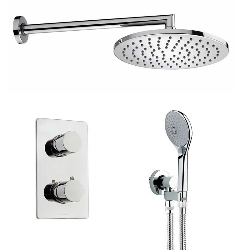 Душевой комплект Gappo G7107-9 оружейная сталь (скрытый монтаж)