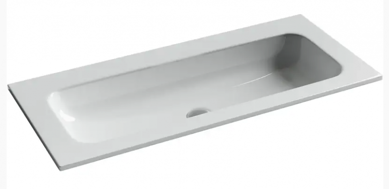 Раковина Ceramica Nova Element CN7013wx, 1010*457*137, БЕЗ ОТВЕРСТИЯ ПОД СМЕСИТЕЛЬ, цвет белый