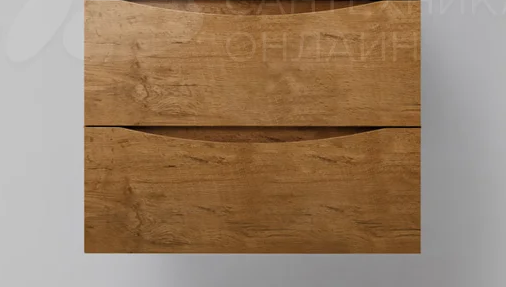 База под раковину подвесная с 2 выкатными ящиками, Rovere Nature, 700x450x500, MARINO-700-2C-SO-RN-P