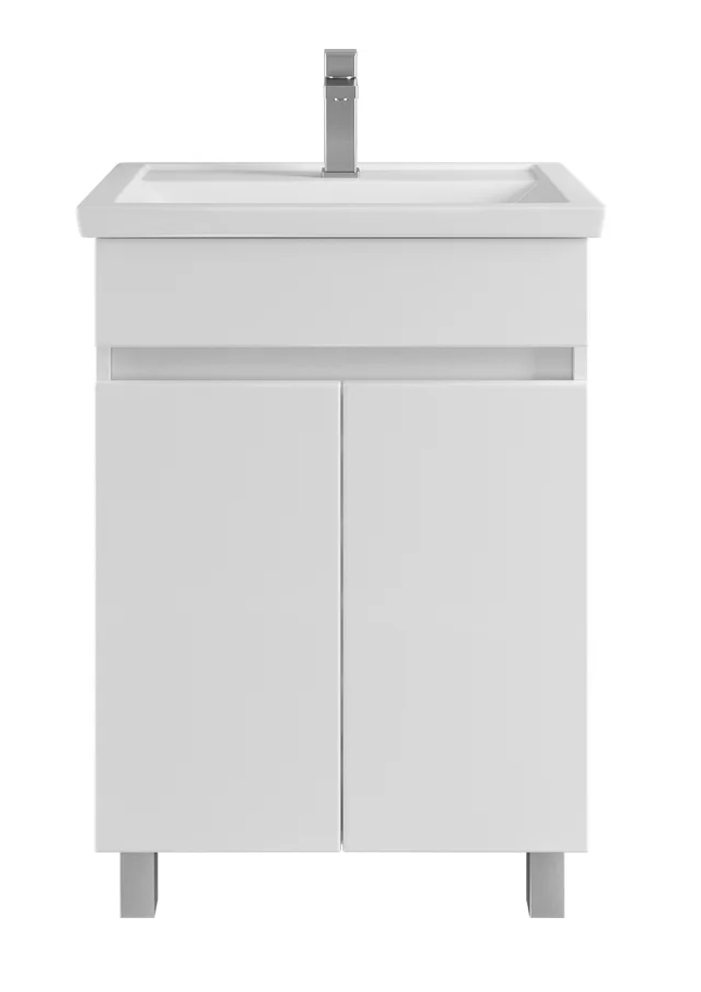 Тумба Квадро 60, б/ящ, белый 124.1-1.4.1.