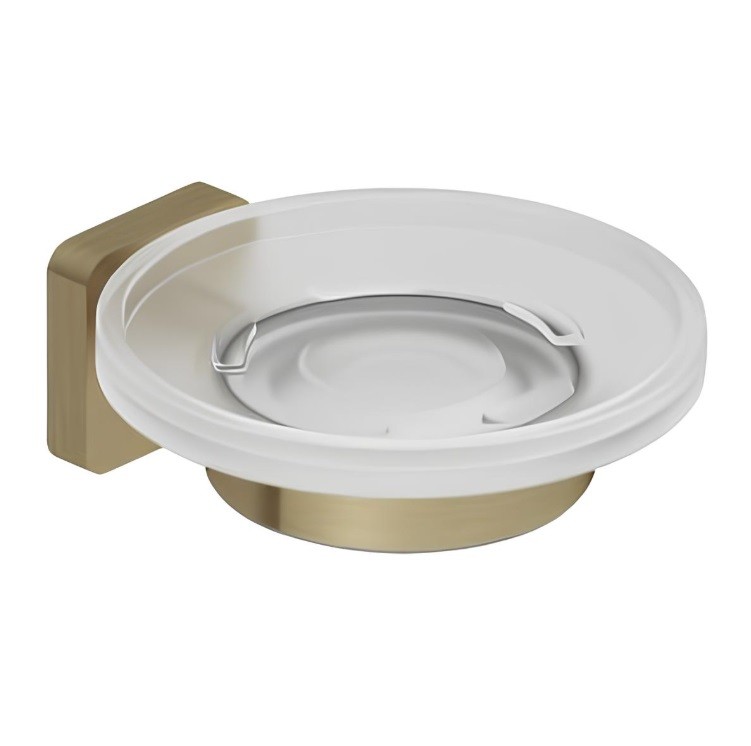 Мыльница подвесная KLUDI VELA S 25985N0 (брашированное золото)