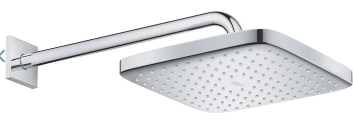 Верхний душ с кронштейном GROHE Tempesta 250 CUBE 26682000