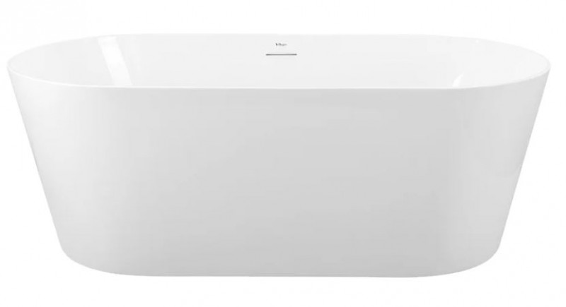 Акриловая ванна BelBagno BB416 170x80 см, отдельностоящ, овал, со сливом-переливом, с донным клап