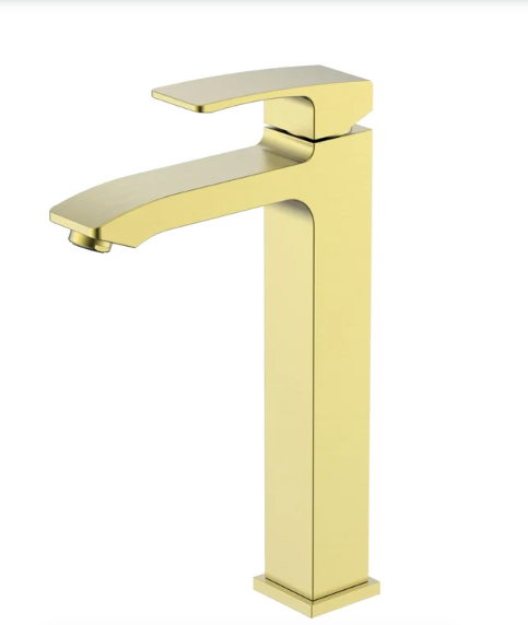 Смеситель для умывальника, высокий, сатин золотой R01.15.03 Raglo