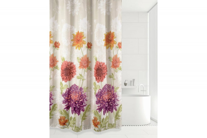 Штора для ванн BATH 180х180 AUTUMN CHRYSANTHEM (multi) ch-21268 (119)