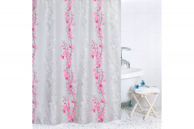 Штора для ванн BATH 180х200 Blossom Falling (розовый) ch14036/1 (44)