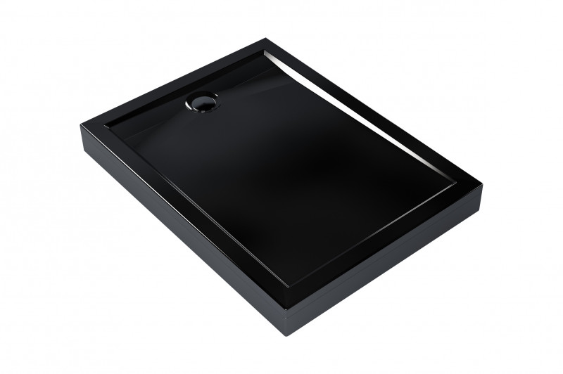 Поддон душевой акриловый Apart Black 1200*80*130