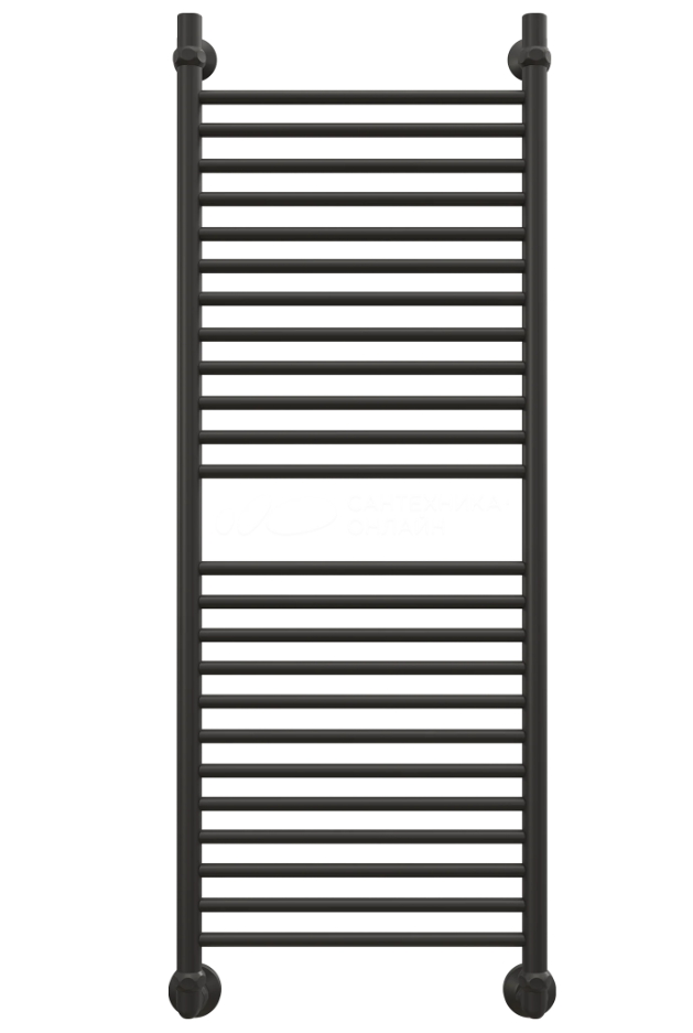 Полотенцесушитель водяной EWRIKA Медея S 120х40, черный матовый