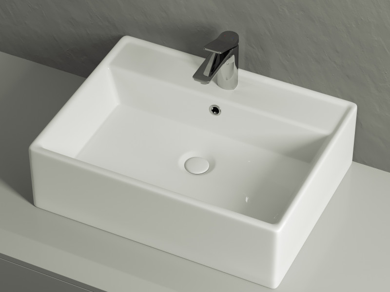 Раковина накладная прямоугольная Element 590*450*160мм CN6046