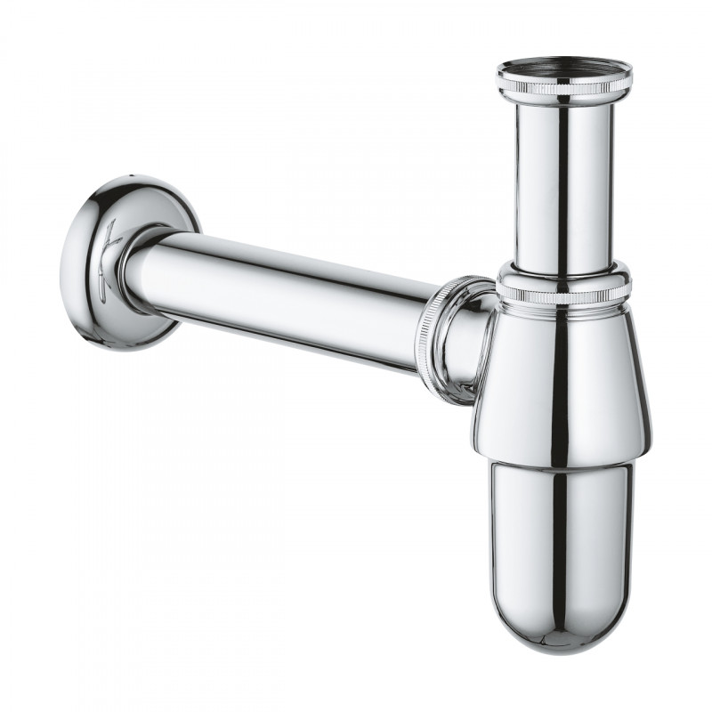 Сифон GROHE д/рак, бутылочный метал, цвет хром GR28920000