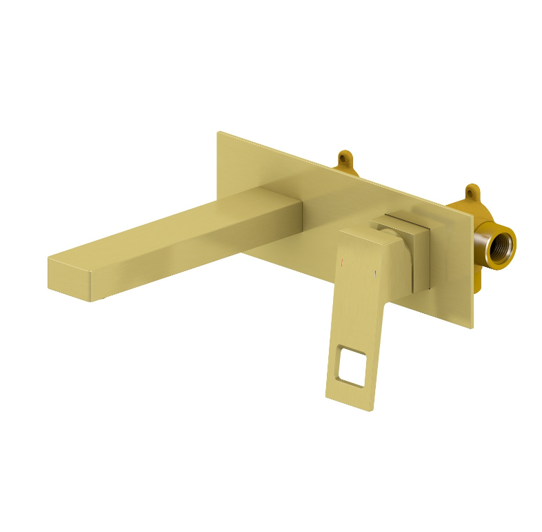 Смеситель для раковины 7171/17SM TIMO Briana brushed gold (скрыт.монтаж)