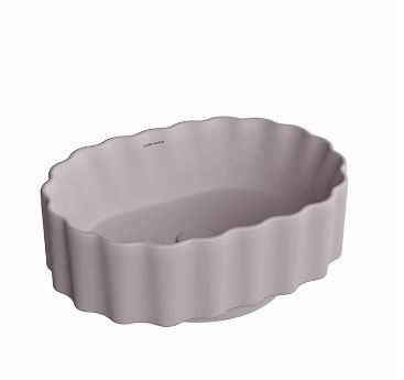 Раковина KERAMA MARAZZI ARTBASIN Conchiglia накладная 50, мальва матовая (CC.wb.50\MAL)