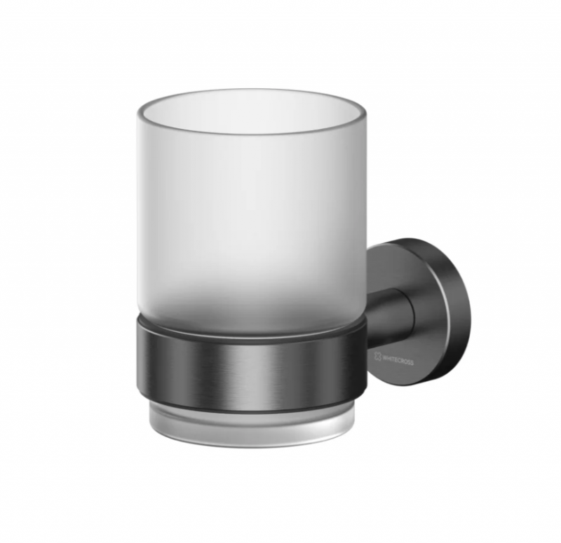 Стакан подвесной WHITECROSS Ergo ER2230GM (оружейная сталь)