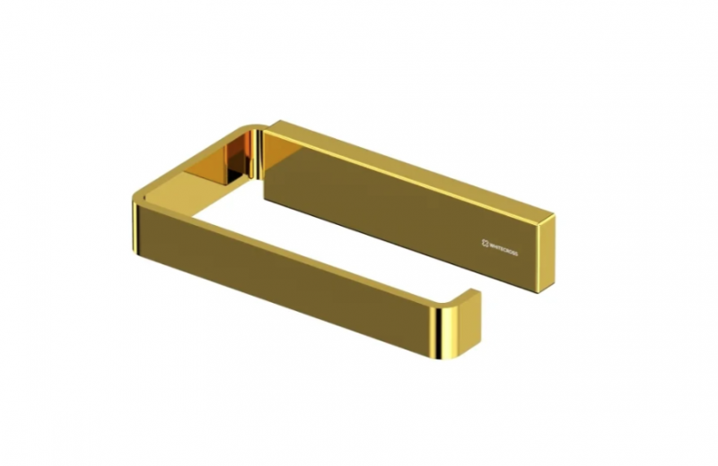 Держатель туалетной бумаги WHITECROSS Cubo CU2460GL (золото)